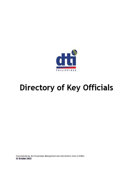 dti directory